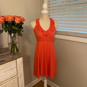 Coral dress
